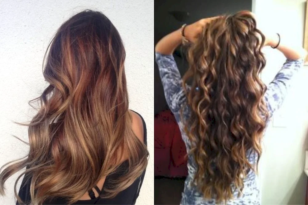 Curl hair with a flat iron