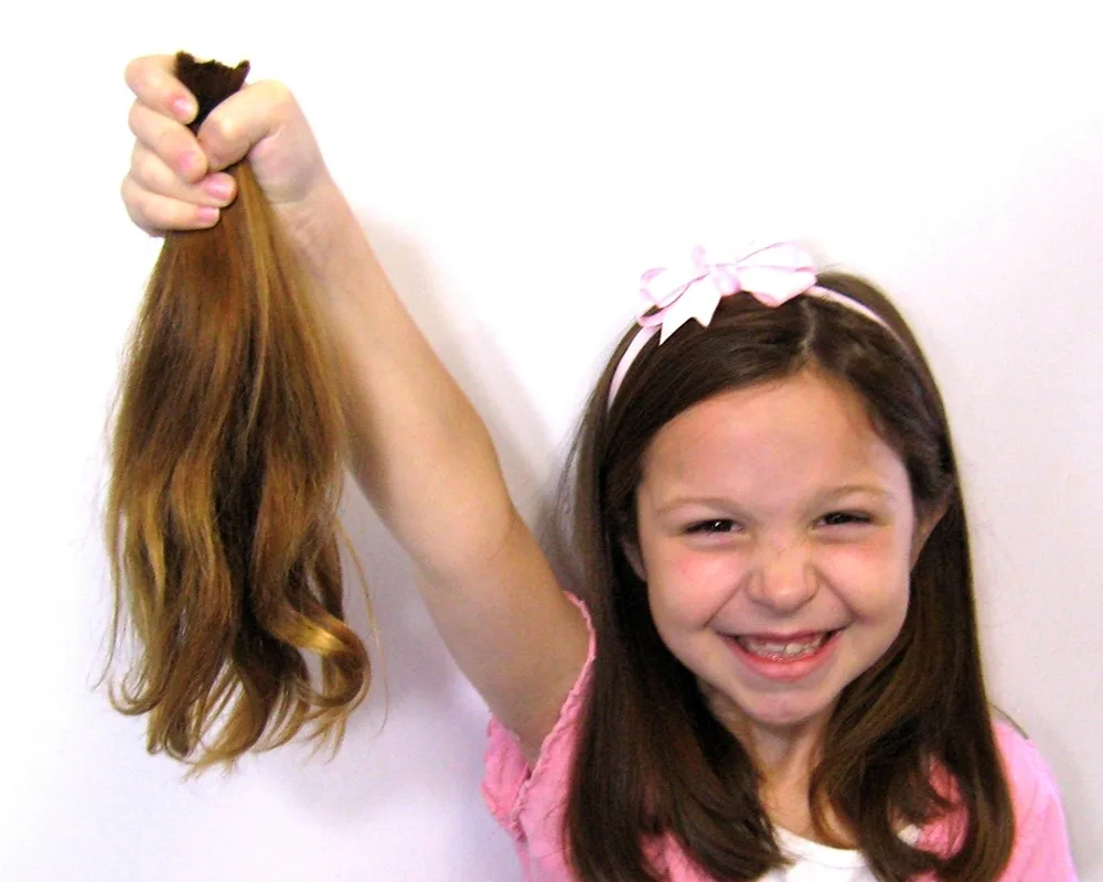 Hair ends cut off