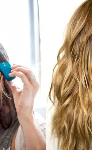 Curls with a flat iron
