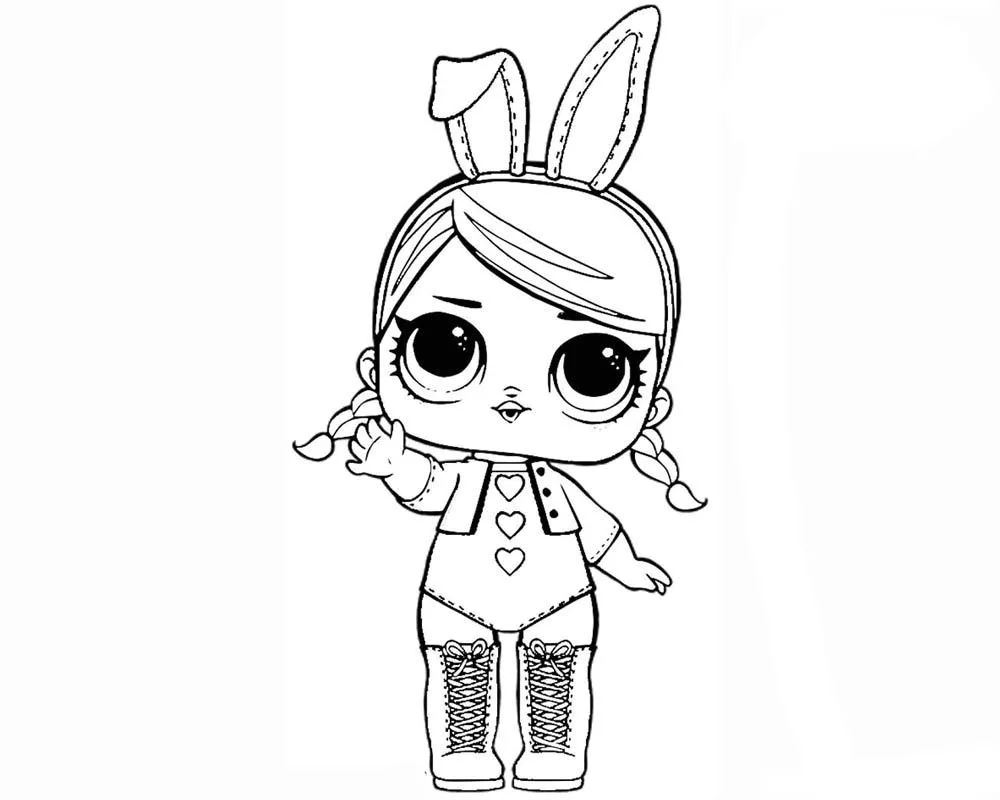 LOL doll colouring