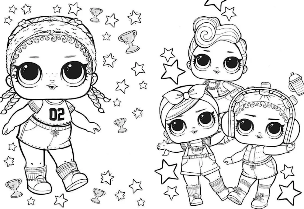 LOL colouring super bi