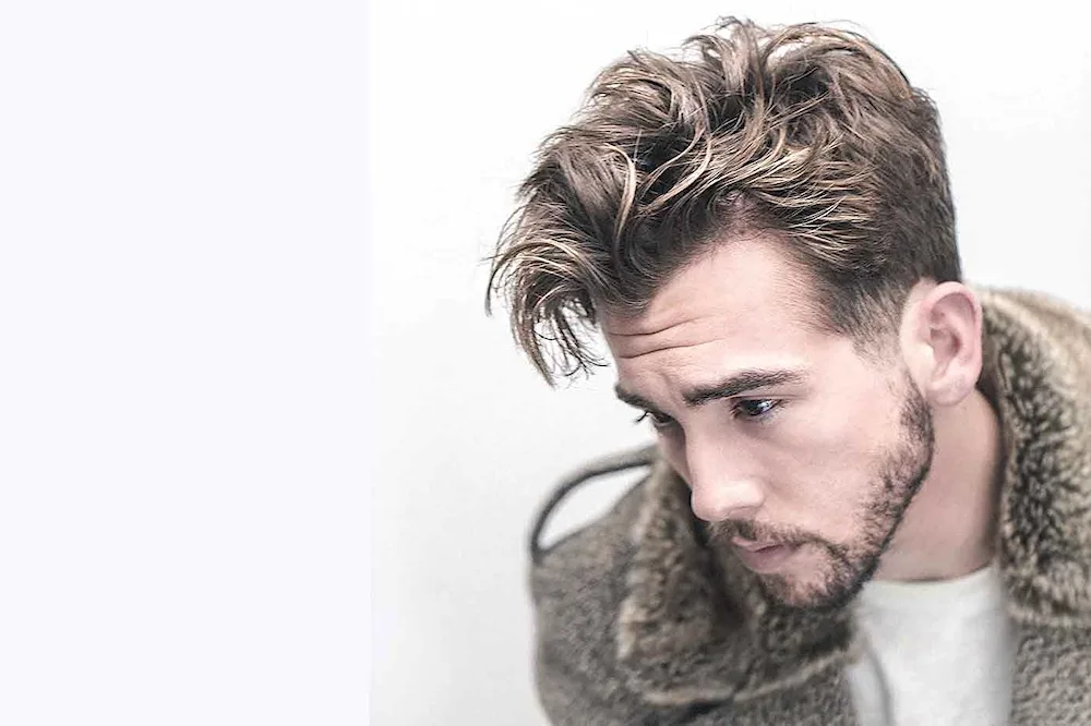 Curly Undercut haircut