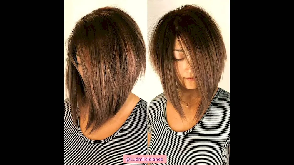 Balayage on bob kare