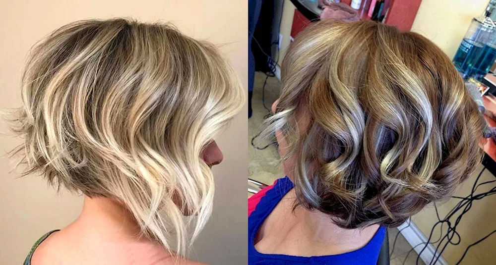 Shatush balayage colouring