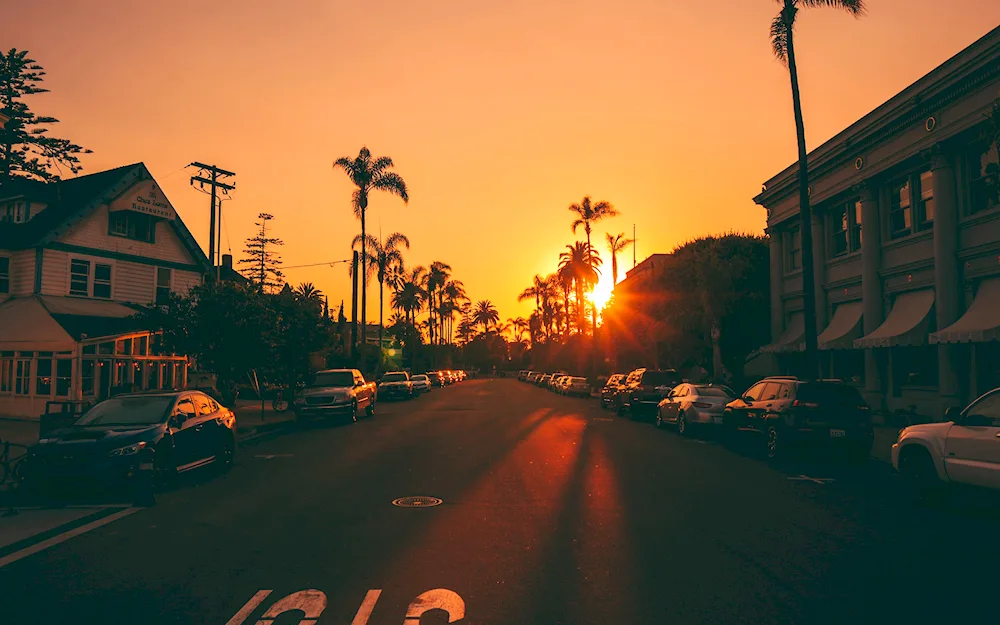 Los Angeles Sunset wallpaper on PC
