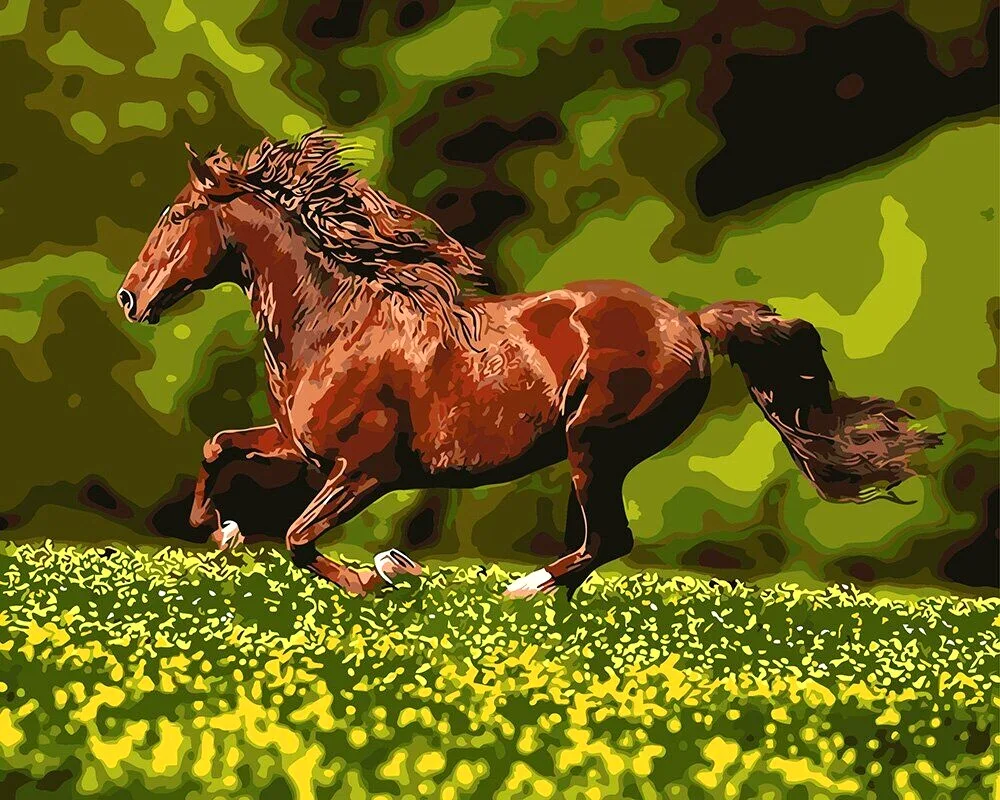 Wild nester Mustang