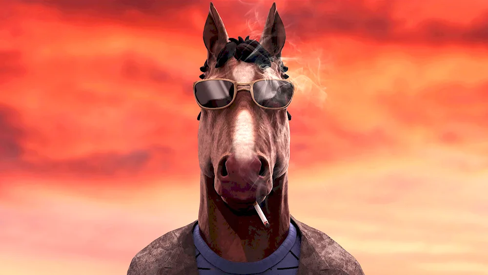 Horses cool print