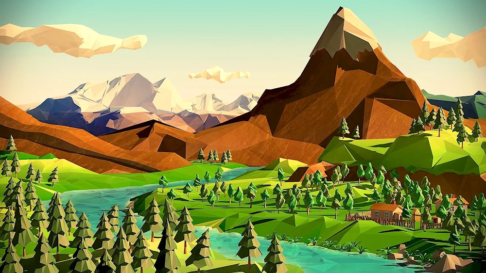 Low Poly landscape