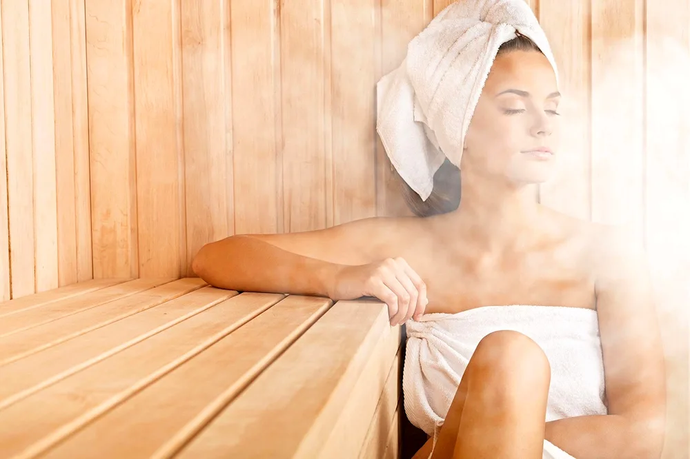 Girl in towel