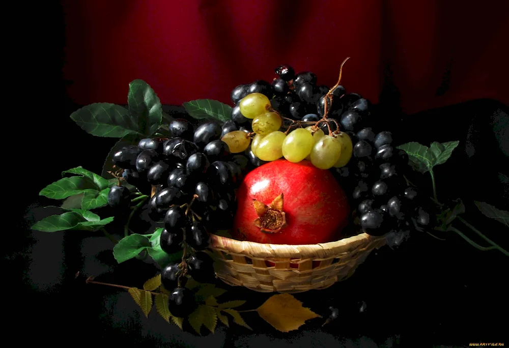 Luciano still life grapes