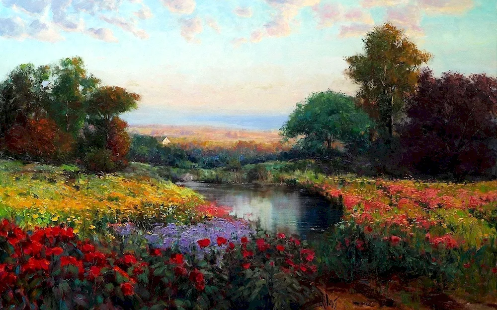 Louis Aston Knight landscape painter