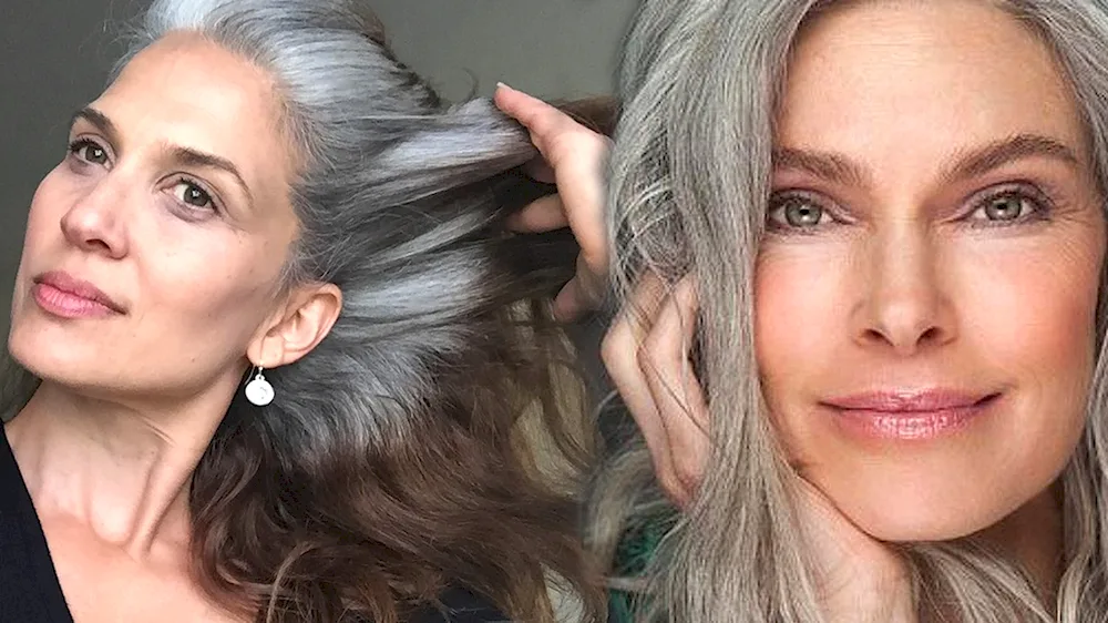 Grey hair colouring