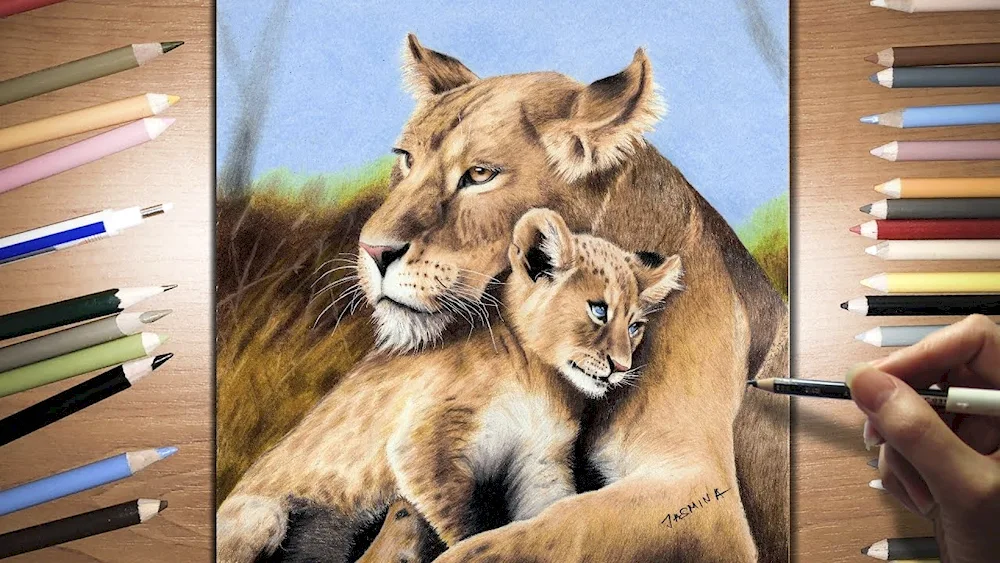 Lioness and Lioness tattoo