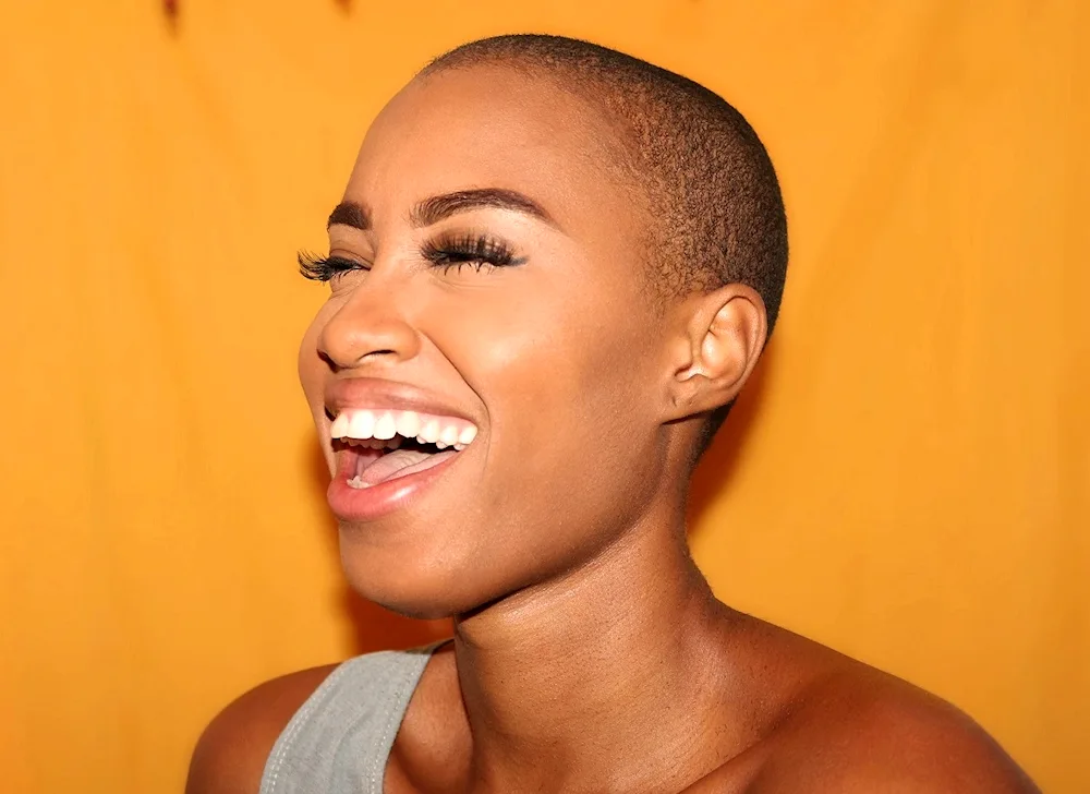 Bald beauty
