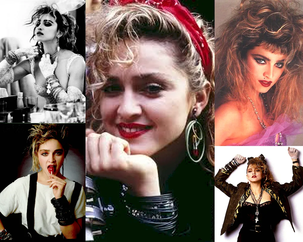 Madonna in 90’s clothes