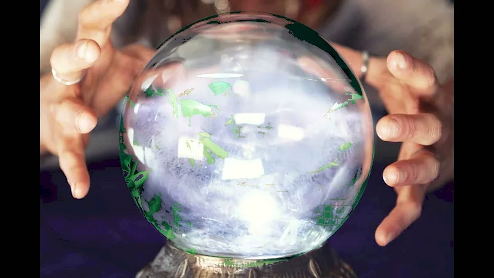 Magic Crystal Ball. fortune teller