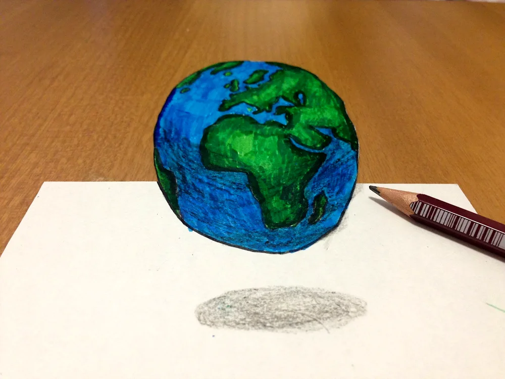 Planet Earth colouring for kids