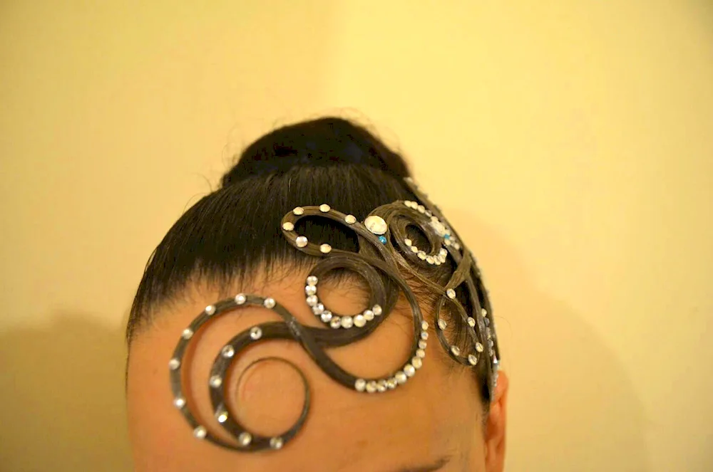 Ballroom dance hairstyles for girls children