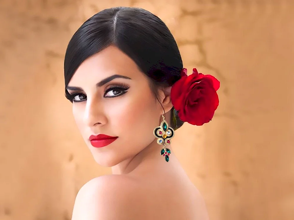Make-up for flamenco