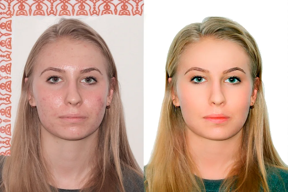 Makeup for passport