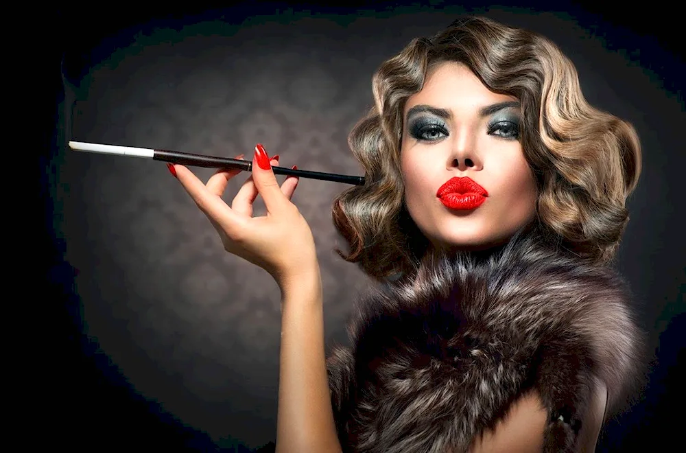 Gangster style makeup