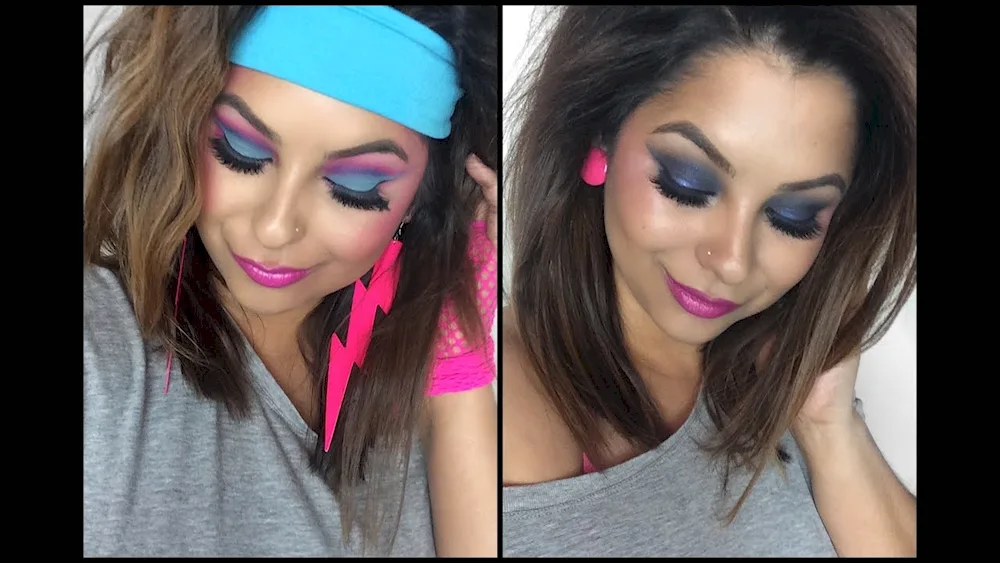 Disco makeup 90s style