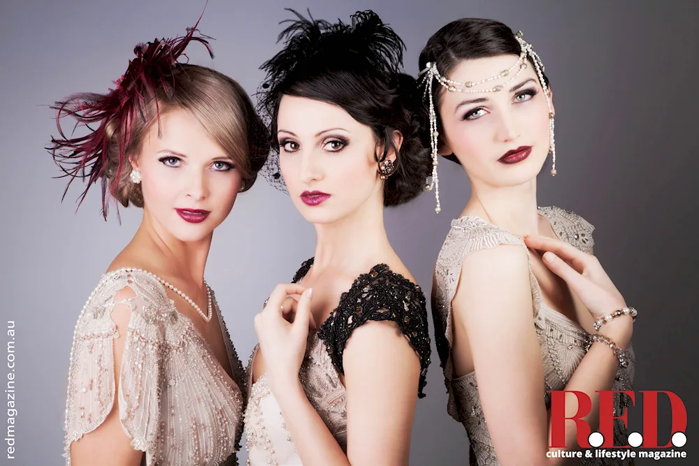 Gatsby style make-up