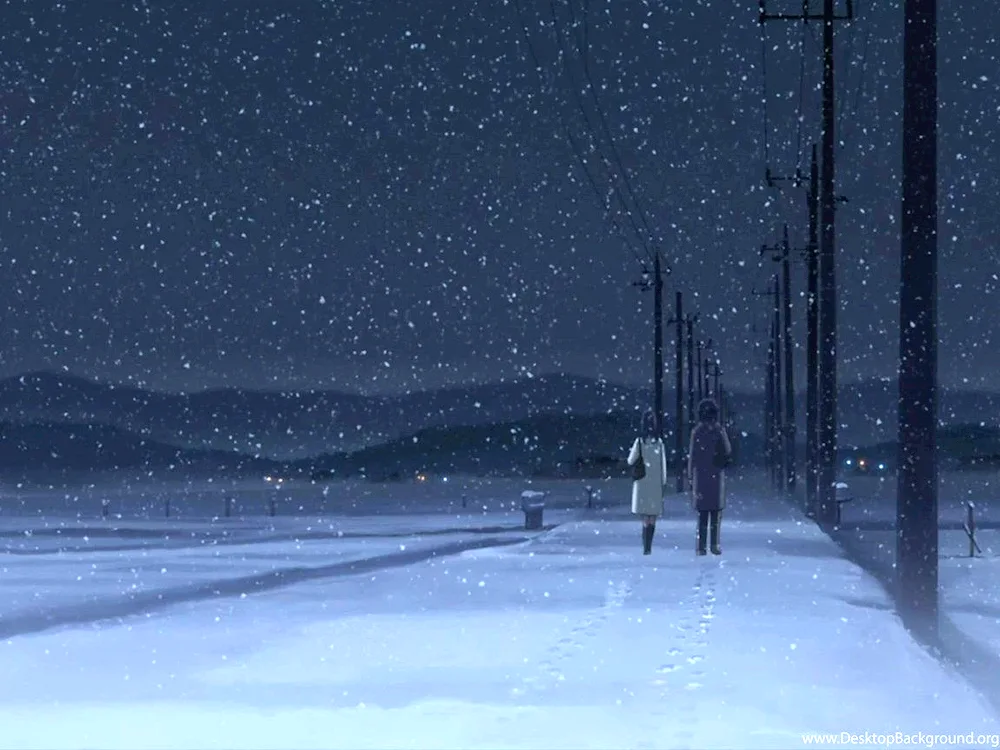 Makoto Shinkai winter