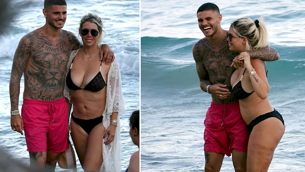 Maxi Lopez and Mauro Icardi