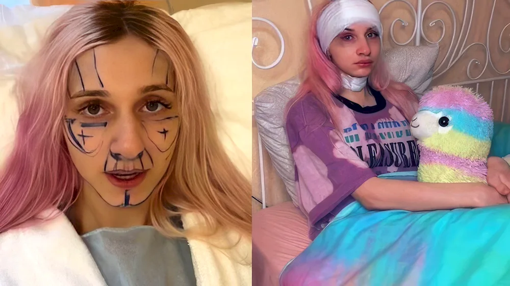 Dasha Koreyka after surgery