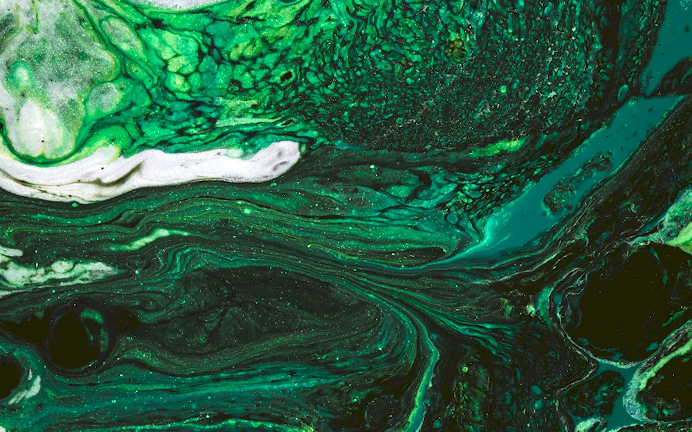 Malachite mineral Macro shot