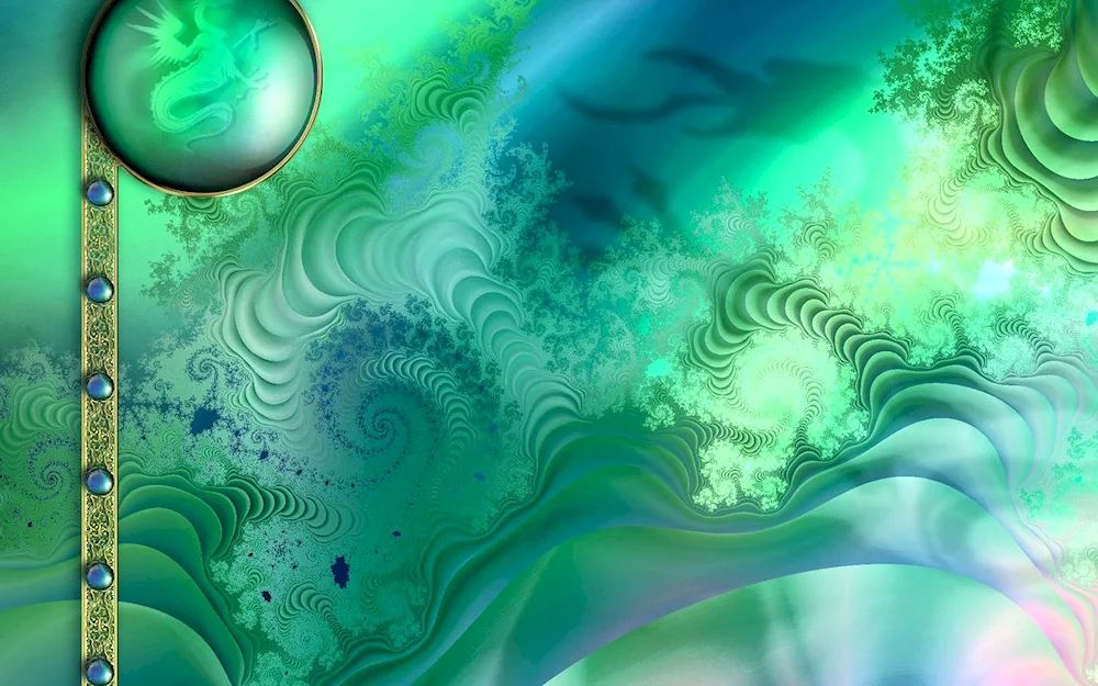 Malachite background