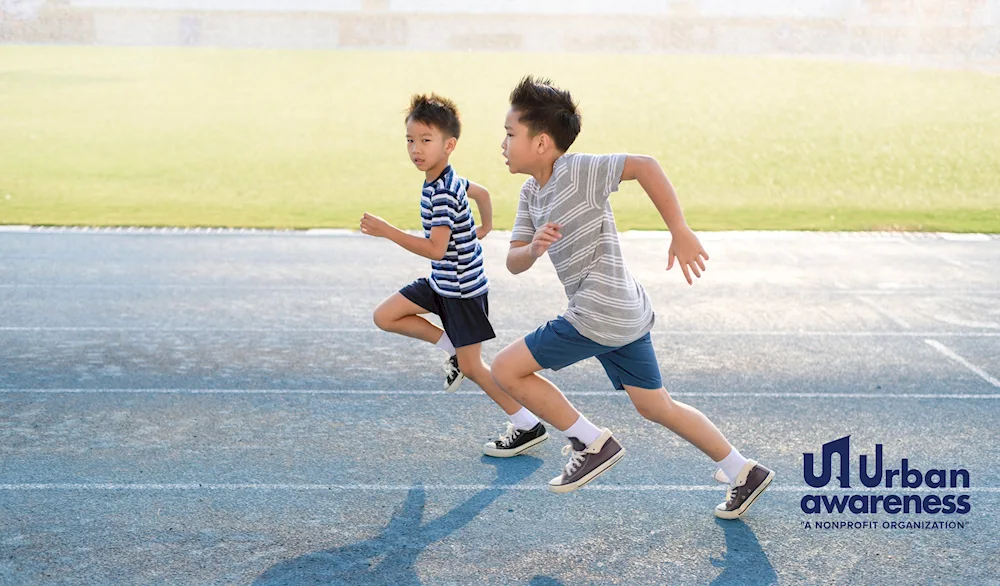 Boy running