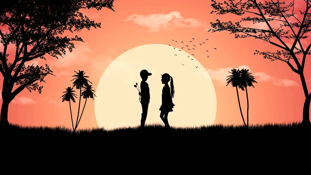 Pair wallpapers.