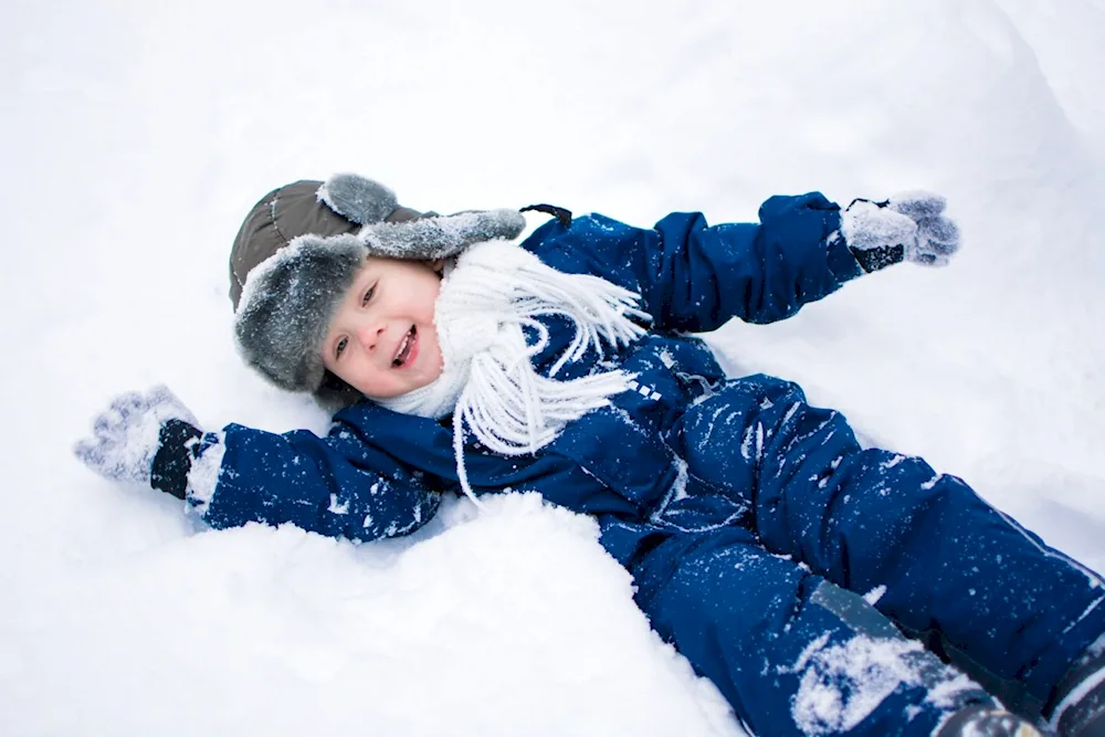 Child in winter