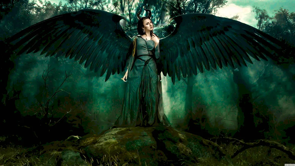 Maleficent with wings