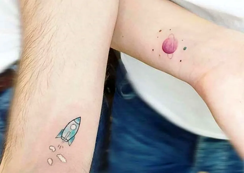 Small paired tattoos