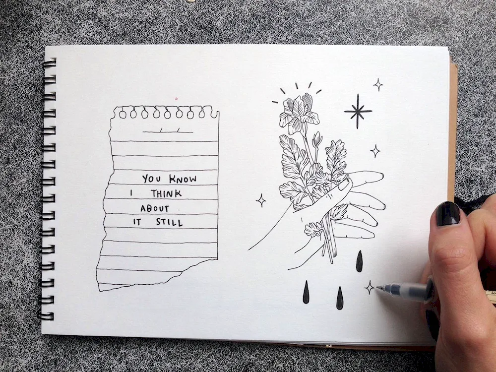 Small sketchbook drawings