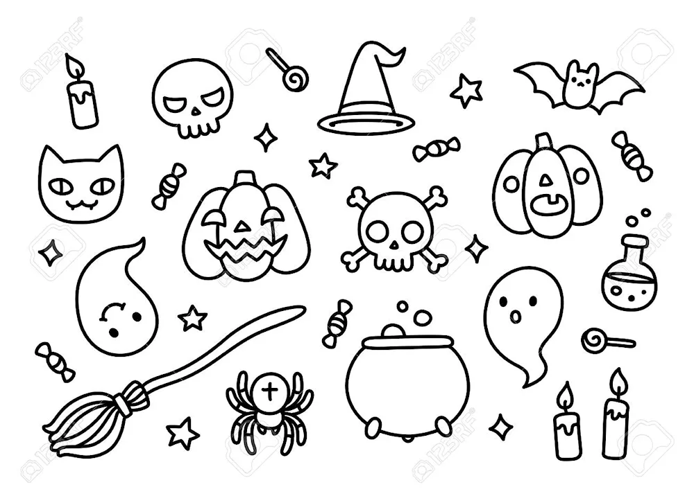 Little Halloween drawings
