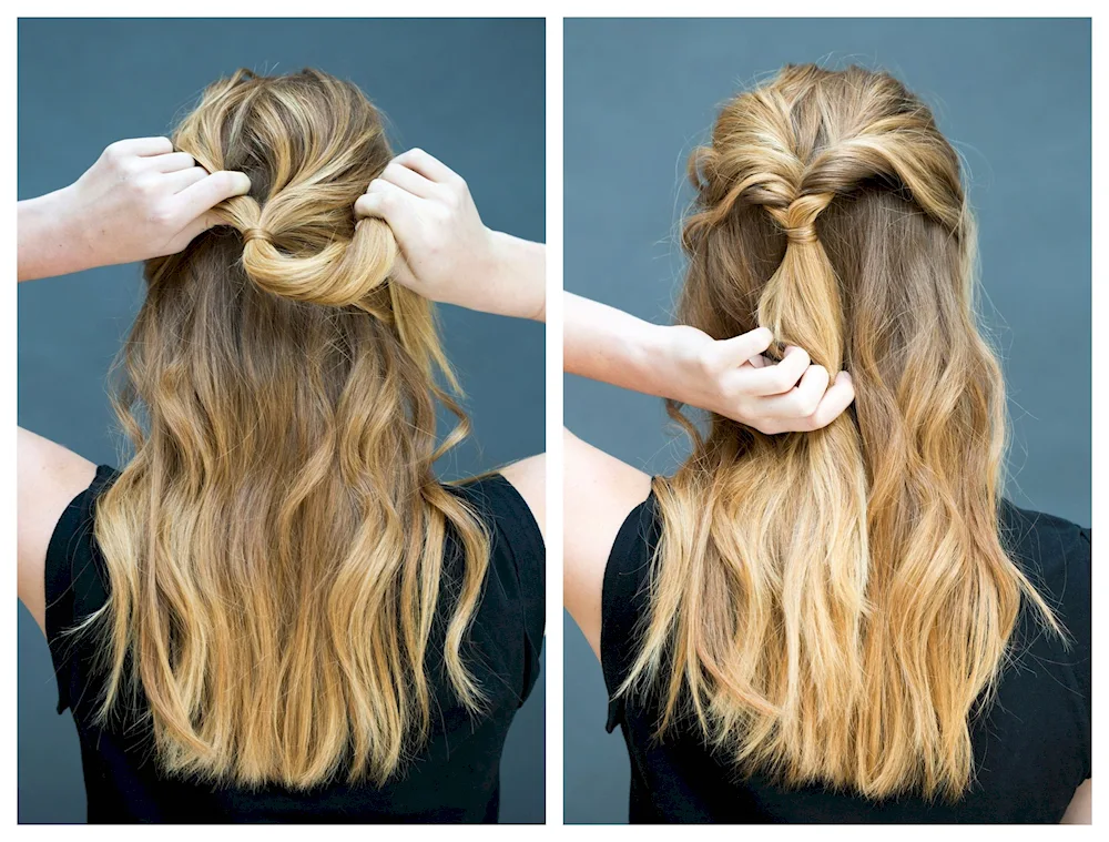 Girl ponytail hairstyle for a girl