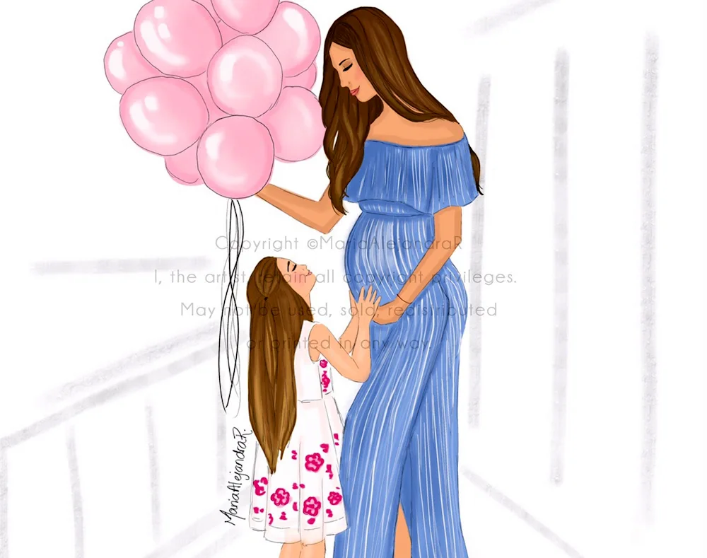 Pregnancy illustrations