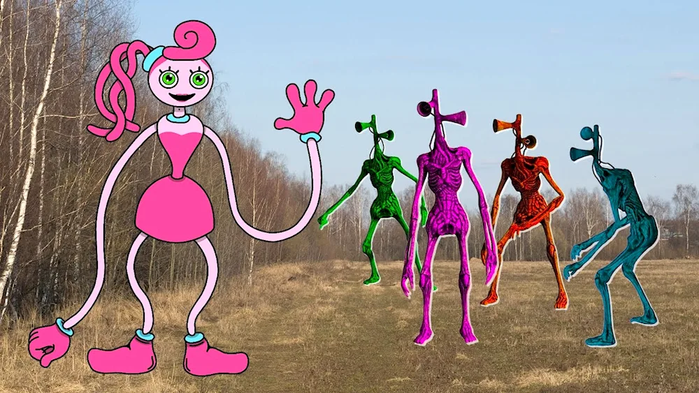 Mummy spider long legs