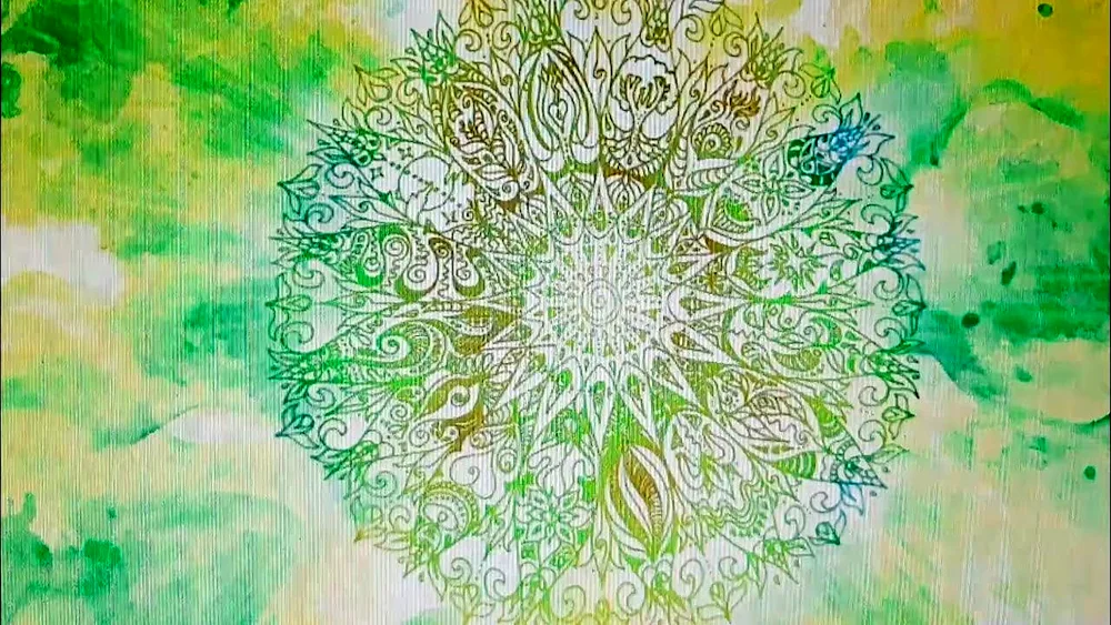 Mandala of prosperity and abundance