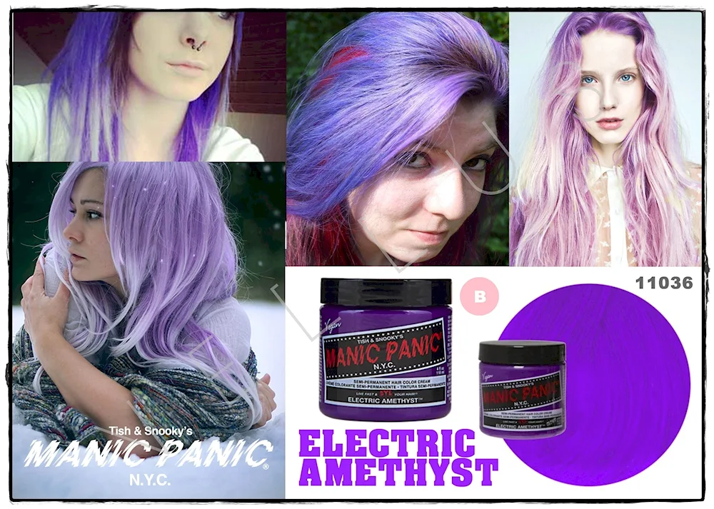 Manic Panic dye purple