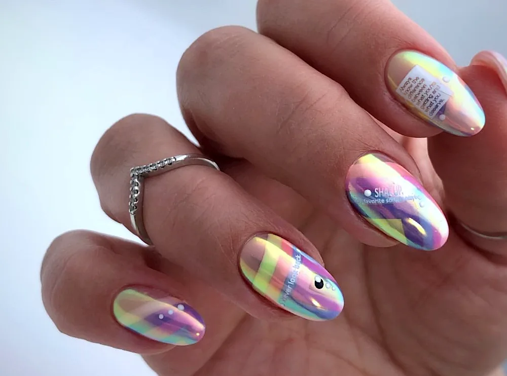 Sea themed nails