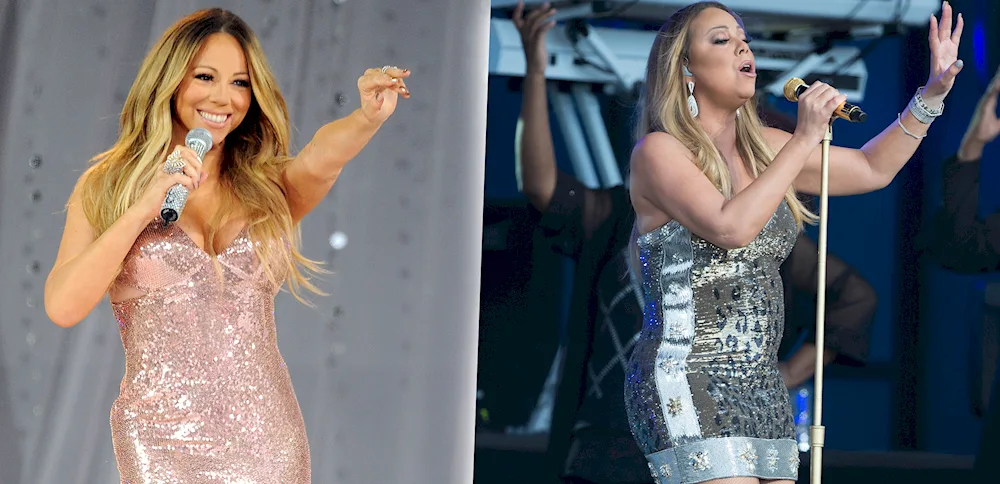 Mariah Carey has gained 120kg