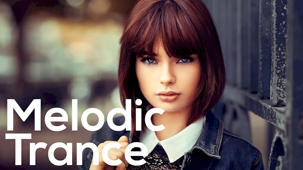 Brunette with short hair
