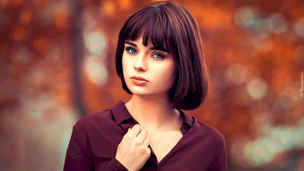 Shaggy haircut with fringes