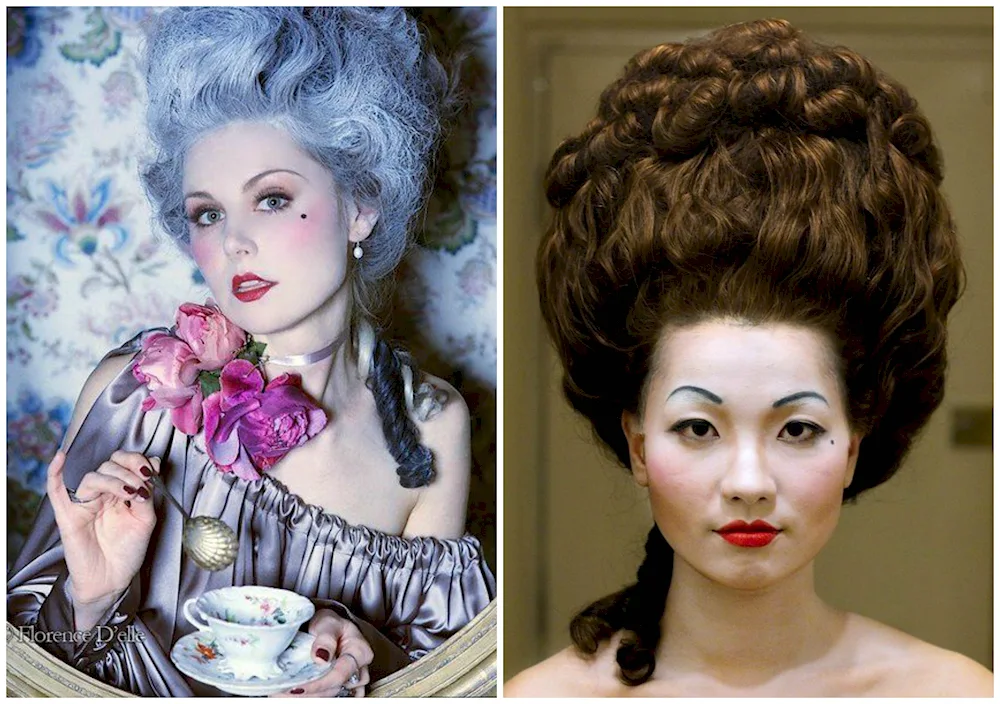 Marie Antoinette hairstyles Baroque