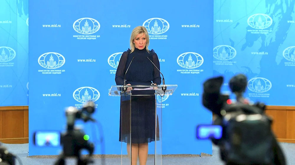 Spokesperson of the Russian Foreign Ministry Maria Zakharova